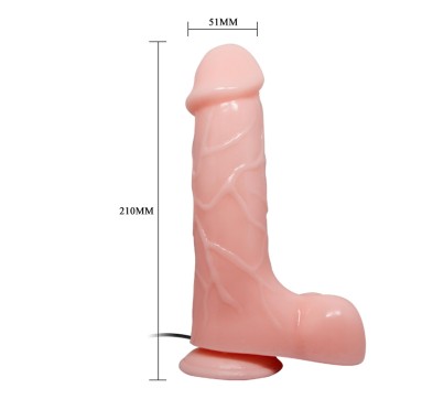 Realistyczny penis z wyżyłowanym trzonem 21 cm